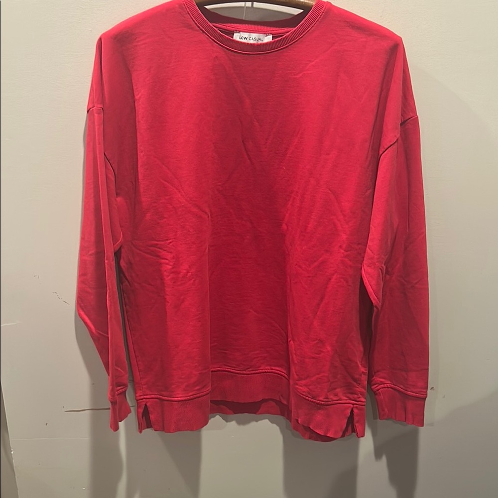 Red Crew Neck Sweater